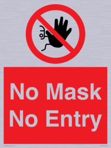 No Mask No Entry